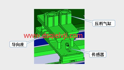 鋁型材下料機送料裝置